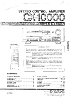 Yamaha CX-10000 - Service Manual
